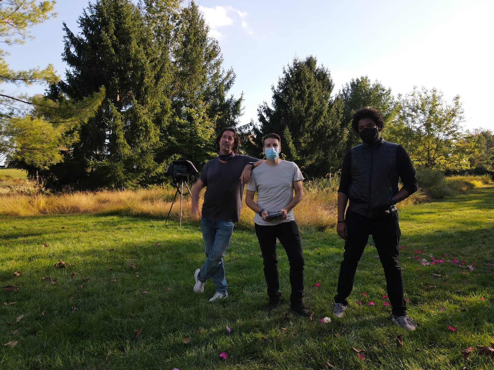 Crew on location